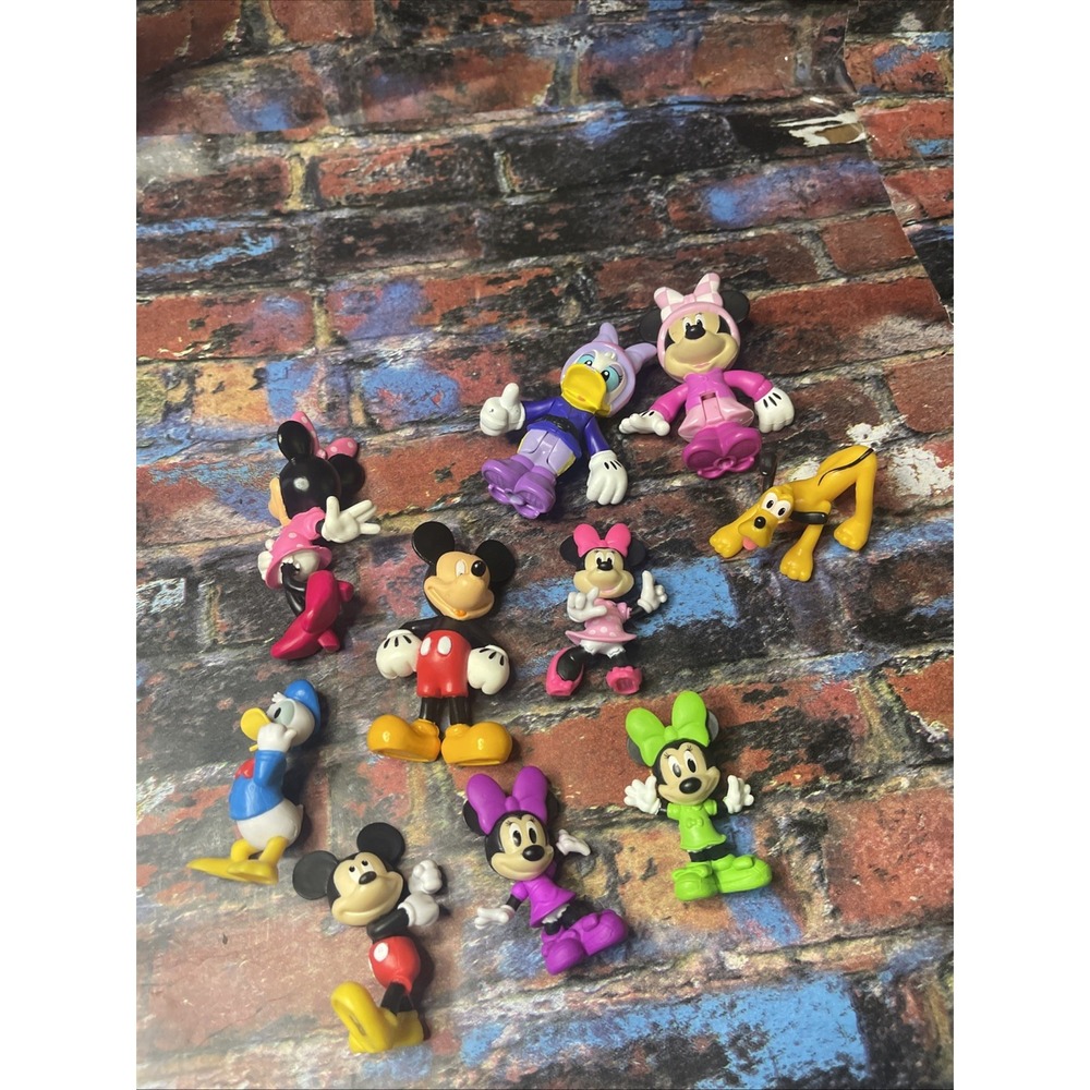 Assorted Disney Mickey And Friends Toy Lot